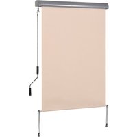 Outsunny Senkrechtmarkise, BxL: 100 x 140 cm, Aluminium/Polyester – weiss Outsunny Senkrechtmarkise, BxL: 100 x 140 cm, Aluminium/Polyester – weiss