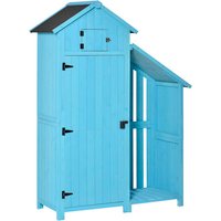 Outsunny Gartenschrank, BxH: 130 x 5 cm, himmelblau, Tannenholz Rabatt: 15 % Outsunny Gartenschrank, BxH: 130 x 5 cm, himmelblau, Tannenholz Rabatt: 15 %