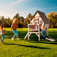 AXI Kinderspielhaus »Cabin XL«, BxHxT: 240 x 215 x 167 cm, Holz, grau/weiß AXI Kinderspielhaus »Cabin XL«, BxHxT: 240 x 215 x 167 cm, Holz, grau/weiß
