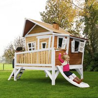 AXI Kinderspielhaus »Emma«, BxHxT: 349 x 227 x 193 cm, Holz, braun/weiß AXI Kinderspielhaus »Emma«, BxHxT: 349 x 227 x 193 cm, Holz, braun/weiß