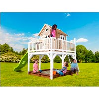 AXI Kinderspielhaus »Liam«, BxHxT: 377 x 291 x 255 cm, Holz, braun/weiß/lindgrün Rabatt: 20 % AXI Kinderspielhaus »Liam«, BxHxT: 377 x 291 x 255 cm, Holz, braun/weiß/lindgrün Rabatt: 20 %