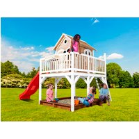 AXI Kinderspielhaus »Liam«, BxHxT: 377 x 291 x 255 cm, Holz, braun/weiß/rot Rabatt: 20 % AXI Kinderspielhaus »Liam«, BxHxT: 377 x 291 x 255 cm, Holz, braun/weiß/rot Rabatt: 20 %