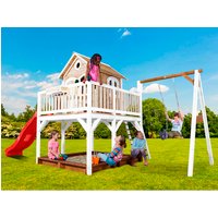 AXI Kinderspielhaus »Liam«, BxHxT: 541 x 291 x 277 cm, Holz, braun/weiß/rot Rabatt: 20 % AXI Kinderspielhaus »Liam«, BxHxT: 541 x 291 x 277 cm, Holz, braun/weiß/rot Rabatt: 20 %