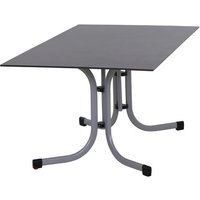 SIENA GARDEN Klapptisch »Sola«, BxHxL: 90 x 70 x 160 cm, Tischplatte: HPL-Platte – silberfarben SIENA GARDEN Klapptisch »Sola«, BxHxL: 90 x 70 x 160 cm, Tischplatte: HPL-Platte – silberfarben