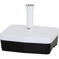 SIENA GARDEN Schirmständer, Kunststoff, Rohrdurchmesser: für Schirmstöcke Ø 19 – 54 mm – weiss SIENA GARDEN Schirmständer, Kunststoff, Rohrdurchmesser: für Schirmstöcke Ø 19 – 54 mm – weiss