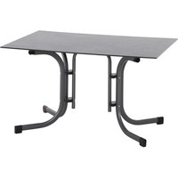 SIENA GARDEN Klapptisch »Sola«, BxHxL: 80 x 70 x 120 cm, Tischplatte: HPL-Platte – grau Rabatt: 17 % SIENA GARDEN Klapptisch »Sola«, BxHxL: 80 x 70 x 120 cm, Tischplatte: HPL-Platte – grau Rabatt: 17 %