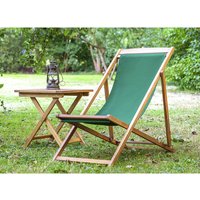 SIENA GARDEN Strandliege »Aviro«, Akazienholz – gruen SIENA GARDEN Strandliege »Aviro«, Akazienholz – gruen