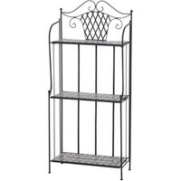 GARDAMO Beistelltisch »Como«, BxHxT: 62 x 142 x 63 cm, Stahl – schwarz GARDAMO Beistelltisch »Como«, BxHxT: 62 x 142 x 63 cm, Stahl – schwarz