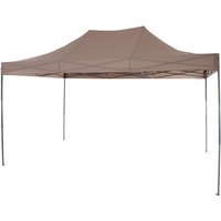 SIENA GARDEN Pavillon »Allrounder«, Spitzdach, rechteckig, taupe, (BxT): 300 x 450 cm – braun SIENA GARDEN Pavillon »Allrounder«, Spitzdach, rechteckig, taupe, (BxT): 300 x 450 cm – braun