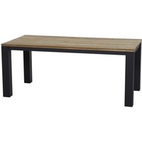 SIENA GARDEN Diningtisch »Boston«, BxHxL: 90 x 76 x 180 cm, Tischplatte: Teakholz – grau SIENA GARDEN Diningtisch »Boston«, BxHxL: 90 x 76 x 180 cm, Tischplatte: Teakholz – grau