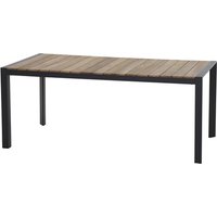 SIENA GARDEN Diningtisch »Zurigo«, BxHxL: 90 x 74 x 180 cm, Tischplatte: Teakholz – grau SIENA GARDEN Diningtisch »Zurigo«, BxHxL: 90 x 74 x 180 cm, Tischplatte: Teakholz – grau