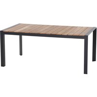 SIENA GARDEN Dining-Tisch »Londra«, BxHxL: 90 x 67 x 160 cm, Tischplatte: Teakholz – grau SIENA GARDEN Dining-Tisch »Londra«, BxHxL: 90 x 67 x 160 cm, Tischplatte: Teakholz – grau