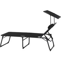 SIENA GARDEN Campingliege »Comfort«, BxHxT: 69 x 43 x 43 cm – schwarz SIENA GARDEN Campingliege »Comfort«, BxHxT: 69 x 43 x 43 cm – schwarz