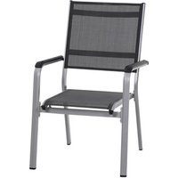 SIENA GARDEN Stapelsessel »Tesoro«, Metall, BxHxT: 62,5 x 98 x 68 cm – silberfarben SIENA GARDEN Stapelsessel »Tesoro«, Metall, BxHxT: 62,5 x 98 x 68 cm – silberfarben