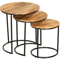 GARDEN PLEASURE Beistelltisch-Set »MADURAI«, BxLxH: 50 x 50 x 55 cm, Stahl – schwarz | braun Rabatt: 15 % GARDEN PLEASURE Beistelltisch-Set »MADURAI«, BxLxH: 50 x 50 x 55 cm, Stahl – schwarz | braun Rabatt: 15 %