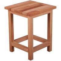 INTERIA Home & Living Hocker »MARCO«, BxH: 30 x 40 cm, Kernbuche – beige INTERIA Home & Living Hocker »MARCO«, BxH: 30 x 40 cm, Kernbuche – beige