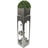 GARDEN PLEASURE Pflanzsäule »PATIO«, silberfarben, Edelstahl GARDEN PLEASURE Pflanzsäule »PATIO«, silberfarben, Edelstahl
