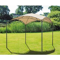 GARDEN PLEASURE Pavillon »HUDSON«, quadratisch, BxT: 295 x 295 cm – grau GARDEN PLEASURE Pavillon »HUDSON«, quadratisch, BxT: 295 x 295 cm – grau