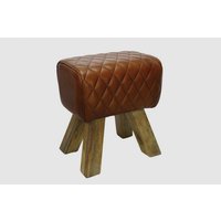 INTERIA Home & Living Hocker »NOIDA«, BxH: 30 x 50 cm, Mangoholz – beige INTERIA Home & Living Hocker »NOIDA«, BxH: 30 x 50 cm, Mangoholz – beige