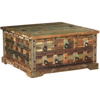 GARDEN PLEASURE Couchtisch »KALANKA«, BxLxH: 90 x 90 x 47 cm, Mangoholz/Akazienholz – braun GARDEN PLEASURE Couchtisch »KALANKA«, BxLxH: 90 x 90 x 47 cm, Mangoholz/Akazienholz – braun