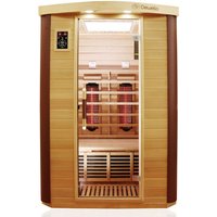Dewello Infrarotkabine »Toronto«, für 1-2 Personen, Fronteinstieg, LED-Farblichttherapie, Hemlock/Zedernholz – braun Dewello Infrarotkabine »Toronto«, für 1-2 Personen, Fronteinstieg, LED-Farblichttherapie, Hemlock/Zedernholz – braun
