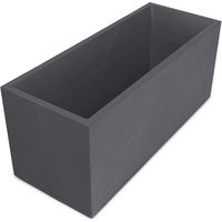 Ondis24 Blumenkübel, Kunststoff, rechteckig – grau Ondis24 Blumenkübel, Kunststoff, rechteckig – grau