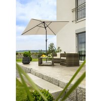 SCHNEIDER SCHIRME Marktschirm »Bilbao«, BxL: 210 x 130cm, rechteckig, abknickbar, Sonnenschutzfaktor: 50+ – beige SCHNEIDER SCHIRME Marktschirm »Bilbao«, BxL: 210 x 130cm, rechteckig, abknickbar, Sonnenschutzfaktor: 50+ – beige