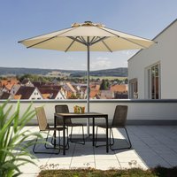 SCHNEIDER SCHIRME Marktschirm »Rooftop«, rund, Sonnenschutzfaktor: 50+ – beige SCHNEIDER SCHIRME Marktschirm »Rooftop«, rund, Sonnenschutzfaktor: 50+ – beige