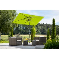 SCHNEIDER SCHIRME Rechteckschirm »Tunis«, BxL: 150 x 270cm, rechteckig, abknickbar, Sonnenschutzfaktor: 50+ – gruen SCHNEIDER SCHIRME Rechteckschirm »Tunis«, BxL: 150 x 270cm, rechteckig, abknickbar, Sonnenschutzfaktor: 50+ – gruen