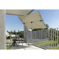 SCHNEIDER SCHIRME Balkonschirm »Novara«, BxL: 140 x 190cm, rechteckig, Sonnenschutzfaktor: 50+ – beige SCHNEIDER SCHIRME Balkonschirm »Novara«, BxL: 140 x 190cm, rechteckig, Sonnenschutzfaktor: 50+ – beige