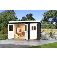 WEKA Gartenhaus »254«, Holz, BxHxT: 390 x 222 x 246 cm (Außenmaße inkl. Dachüberstand) – grau WEKA Gartenhaus »254«, Holz, BxHxT: 390 x 222 x 246 cm (Außenmaße inkl. Dachüberstand) – grau