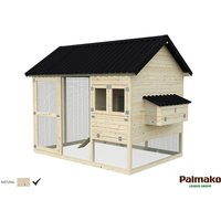 Mr. GARDENER Hühnerstall »Chick«, 237×352 cm, natur, mit Metalldach – braun Mr. GARDENER Hühnerstall »Chick«, 237×352 cm, natur, mit Metalldach – braun