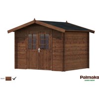 Mr. GARDENER Gartenhaus »Valentine«, Holz, BxHxT: 332 x 235 x 230 cm (Außenmaße) – braun Mr. GARDENER Gartenhaus »Valentine«, Holz, BxHxT: 332 x 235 x 230 cm (Außenmaße) – braun