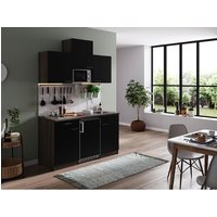 RESPEKTA Singleküche »KB 150 EYWMI«, mit E-Geräten, Gesamtbreite: 150 cm – schwarz – Rabatt: 33 % RESPEKTA Singleküche »KB 150 EYWMI«, mit E-Geräten, Gesamtbreite: 150 cm – schwarz – Rabatt: 33 %