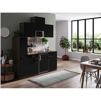 RESPEKTA Singleküche »KB180EYGMI«, mit E-Geräten, Gesamtbreite: 180 cm – schwarz – Rabatt: 33 % RESPEKTA Singleküche »KB180EYGMI«, mit E-Geräten, Gesamtbreite: 180 cm – schwarz – Rabatt: 33 %
