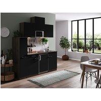 RESPEKTA Singleküche »KB 180 EYWMIC«, mit E-Geräten, Gesamtbreite: 180 cm – schwarz – Rabatt: 33 % RESPEKTA Singleküche »KB 180 EYWMIC«, mit E-Geräten, Gesamtbreite: 180 cm – schwarz – Rabatt: 33 %