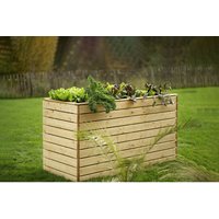 Westmann Hochbeet, 160x70x90cm natur, Fichtenholz – braun Westmann Hochbeet, 160x70x90cm natur, Fichtenholz – braun