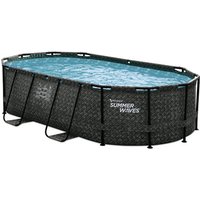 SUMMER WAVES® Pool »Active«, grau, BxHxL: 250 x 100 x 424 cm SUMMER WAVES® Pool »Active«, grau, BxHxL: 250 x 100 x 424 cm