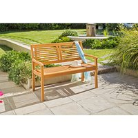 CASAYA Gartenbank »Paolo«, Holz, 2-Sitzer, BxHxT: 119 x 89,5 x 61,5 cm – braun CASAYA Gartenbank »Paolo«, Holz, 2-Sitzer, BxHxT: 119 x 89,5 x 61,5 cm – braun