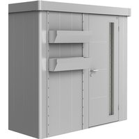 BIOHORT Blumenkasten »Neo«, BxL: 84 x 205 cm, silbermetallic, für Gerätehaus Neo – silberfarben Rabatt: 6 % BIOHORT Blumenkasten »Neo«, BxL: 84 x 205 cm, silbermetallic, für Gerätehaus Neo – silberfarben Rabatt: 6 %