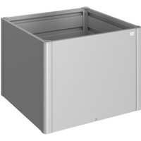 BIOHORT Hochbeet, 0,695 l, quadratisch – silberfarben BIOHORT Hochbeet, 0,695 l, quadratisch – silberfarben