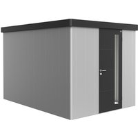 BIOHORT Gerätehaus »Neo«, Metall, BxT: 236 x 348 cm (Außenmaße) – silberfarben BIOHORT Gerätehaus »Neo«, Metall, BxT: 236 x 348 cm (Außenmaße) – silberfarben