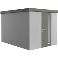 BIOHORT Gerätehaus »Neo«, Metall, BxT: 236 x 348 cm (Außenmaße) – silberfarben BIOHORT Gerätehaus »Neo«, Metall, BxT: 236 x 348 cm (Außenmaße) – silberfarben