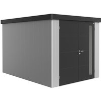 BIOHORT Gerätehaus »Neo«, Stahl, BxHxT: 236 x 222 x 348 cm (Außenmaße) – silberfarben BIOHORT Gerätehaus »Neo«, Stahl, BxHxT: 236 x 222 x 348 cm (Außenmaße) – silberfarben