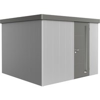 BIOHORT Gerätehaus »Neo«, Metall, BxT: 292 x 292 cm (Außenmaße) – silberfarben BIOHORT Gerätehaus »Neo«, Metall, BxT: 292 x 292 cm (Außenmaße) – silberfarben