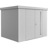 BIOHORT Gerätehaus »Neo«, Stahl, BxHxT: 292 x 222 x 236 cm (Außenmaße) – silberfarben BIOHORT Gerätehaus »Neo«, Stahl, BxHxT: 292 x 222 x 236 cm (Außenmaße) – silberfarben