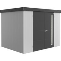BIOHORT Gerätehaus »Neo«, Stahl, BxHxT: 292 x 222 x 236 cm (Außenmaße) – silberfarben BIOHORT Gerätehaus »Neo«, Stahl, BxHxT: 292 x 222 x 236 cm (Außenmaße) – silberfarben