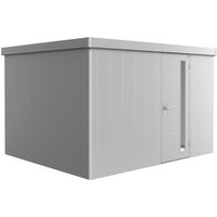 BIOHORT Gerätehaus »Neo«, Stahl, BxHxT: 348 x 222 x 292 cm (Außenmaße) – silberfarben BIOHORT Gerätehaus »Neo«, Stahl, BxHxT: 348 x 222 x 292 cm (Außenmaße) – silberfarben