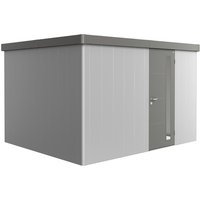 BIOHORT Gerätehaus »Neo«, Metall, BxT: 348 x 292 cm (Außenmaße) – silberfarben BIOHORT Gerätehaus »Neo«, Metall, BxT: 348 x 292 cm (Außenmaße) – silberfarben