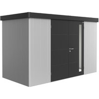 BIOHORT Gerätehaus »Neo«, Metall, BxT: 348 x 180 cm (Außenmaße) – silberfarben BIOHORT Gerätehaus »Neo«, Metall, BxT: 348 x 180 cm (Außenmaße) – silberfarben
